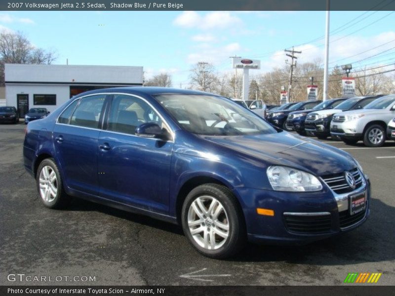 Shadow Blue / Pure Beige 2007 Volkswagen Jetta 2.5 Sedan