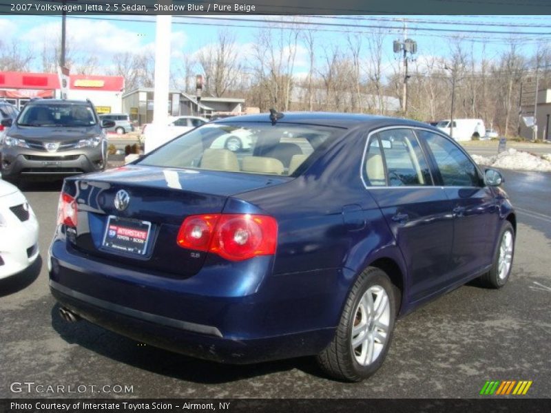 Shadow Blue / Pure Beige 2007 Volkswagen Jetta 2.5 Sedan