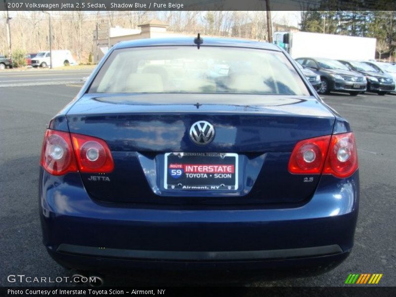Shadow Blue / Pure Beige 2007 Volkswagen Jetta 2.5 Sedan