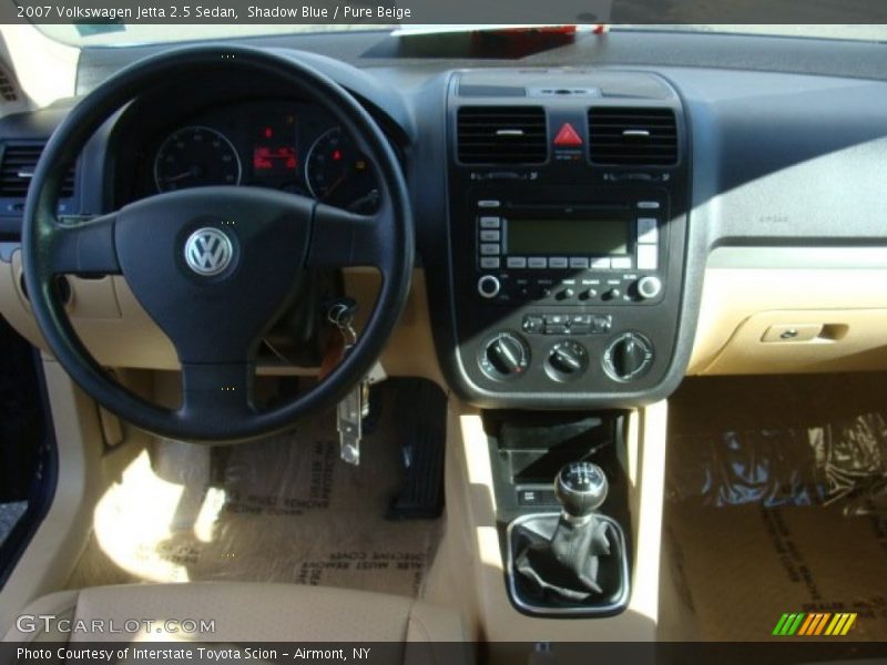 Shadow Blue / Pure Beige 2007 Volkswagen Jetta 2.5 Sedan