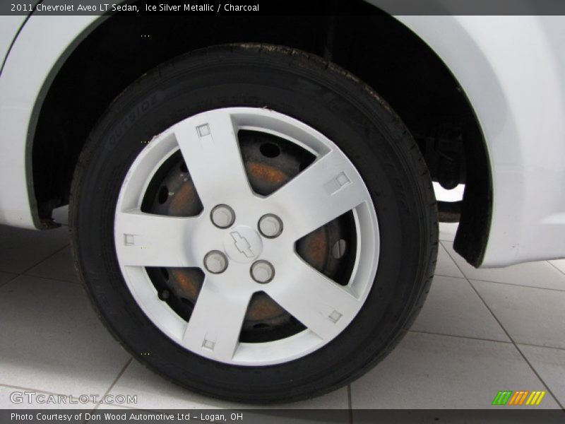 Ice Silver Metallic / Charcoal 2011 Chevrolet Aveo LT Sedan