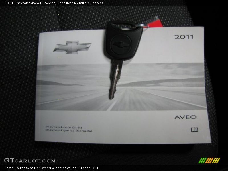 Ice Silver Metallic / Charcoal 2011 Chevrolet Aveo LT Sedan