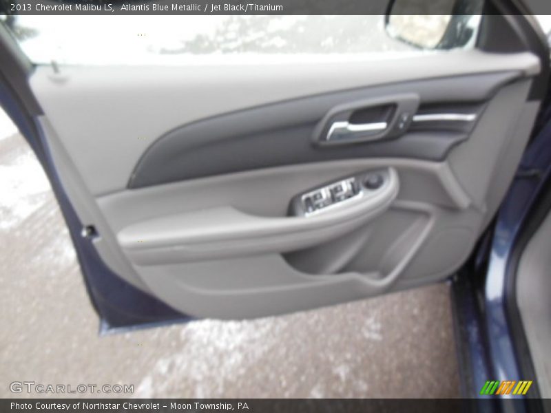Atlantis Blue Metallic / Jet Black/Titanium 2013 Chevrolet Malibu LS
