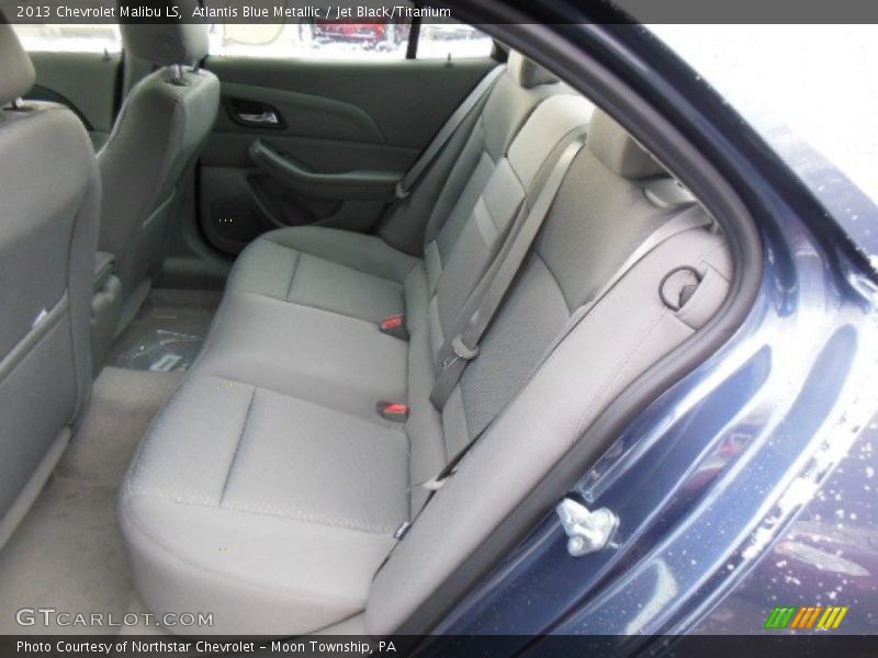Atlantis Blue Metallic / Jet Black/Titanium 2013 Chevrolet Malibu LS