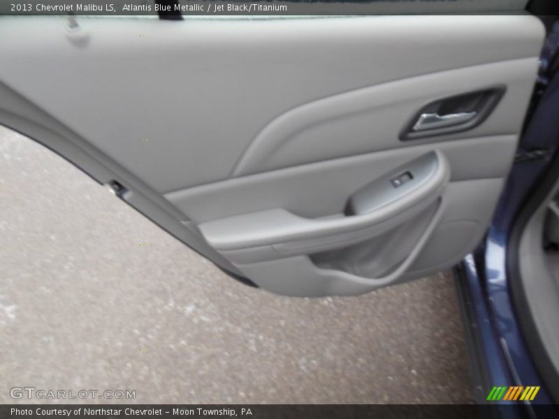 Atlantis Blue Metallic / Jet Black/Titanium 2013 Chevrolet Malibu LS