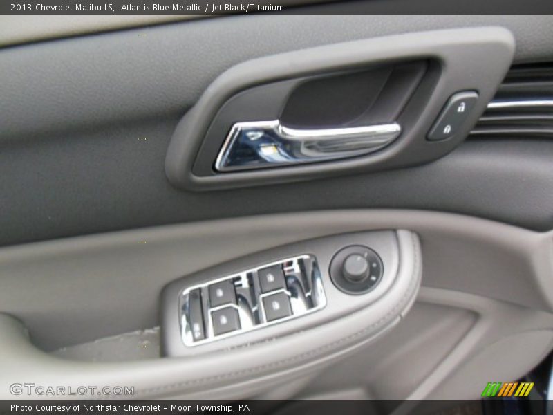 Atlantis Blue Metallic / Jet Black/Titanium 2013 Chevrolet Malibu LS