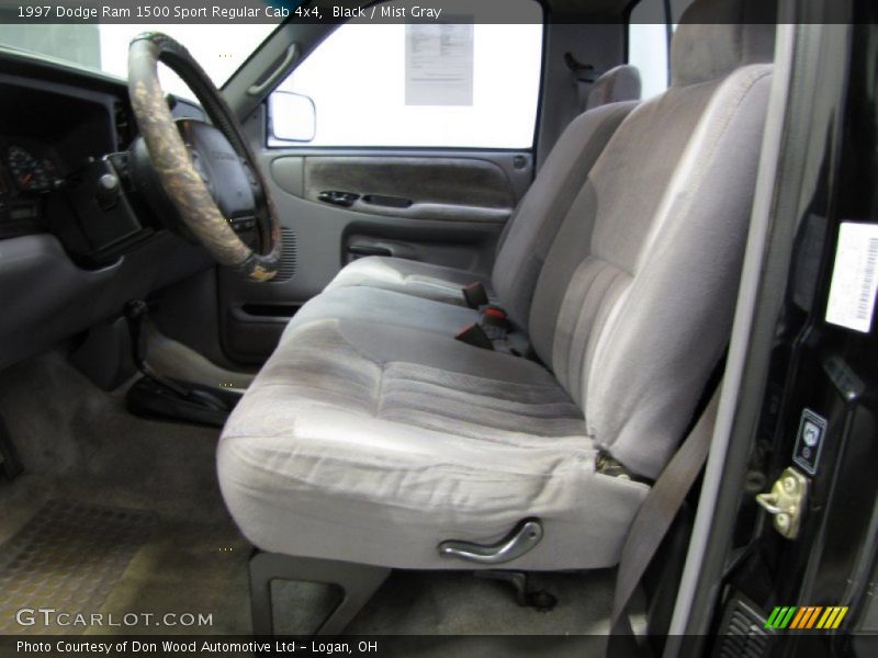 Black / Mist Gray 1997 Dodge Ram 1500 Sport Regular Cab 4x4