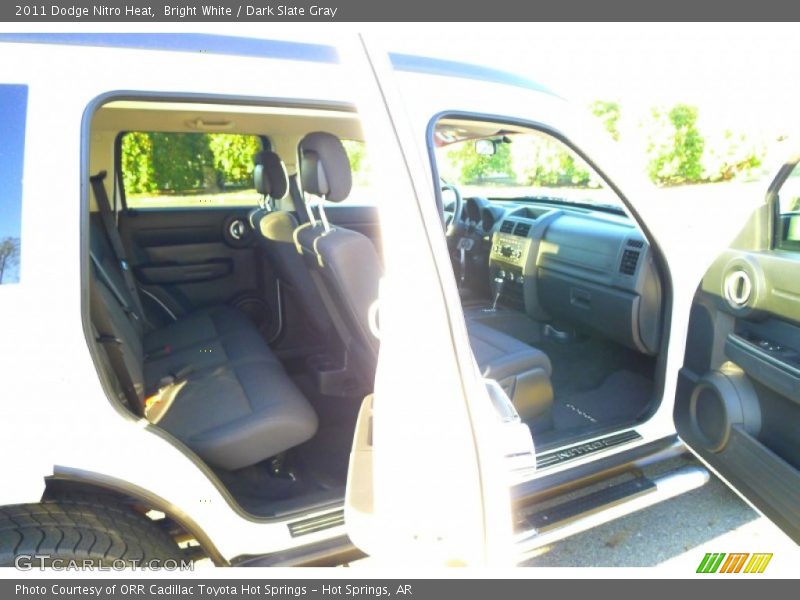 Bright White / Dark Slate Gray 2011 Dodge Nitro Heat