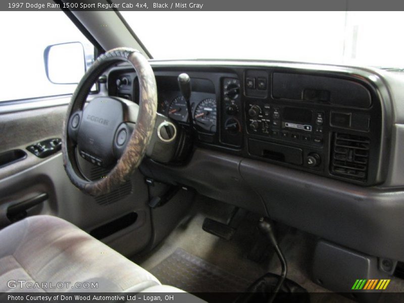 Black / Mist Gray 1997 Dodge Ram 1500 Sport Regular Cab 4x4