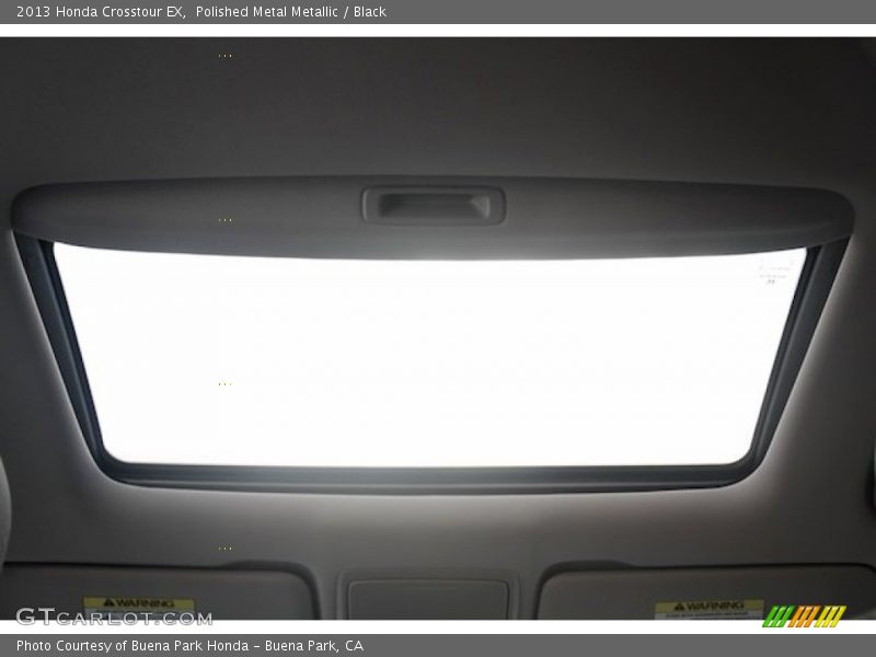 Polished Metal Metallic / Black 2013 Honda Crosstour EX