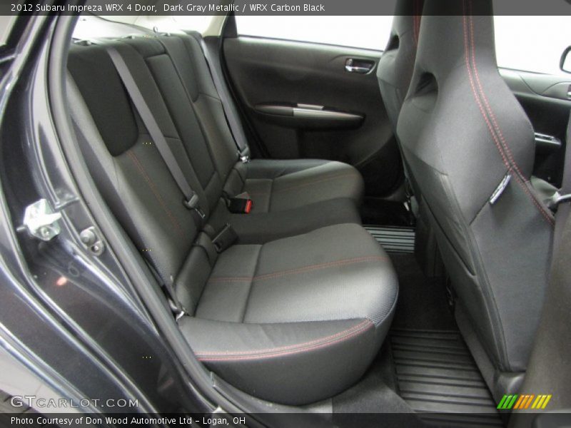 Rear Seat of 2012 Impreza WRX 4 Door