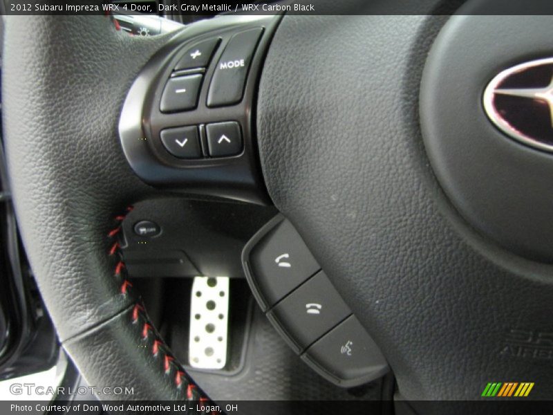 Controls of 2012 Impreza WRX 4 Door