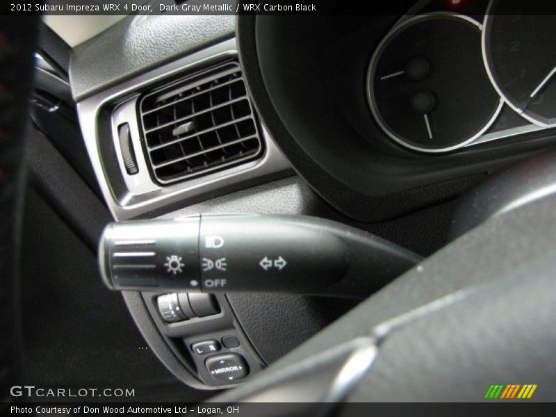 Controls of 2012 Impreza WRX 4 Door