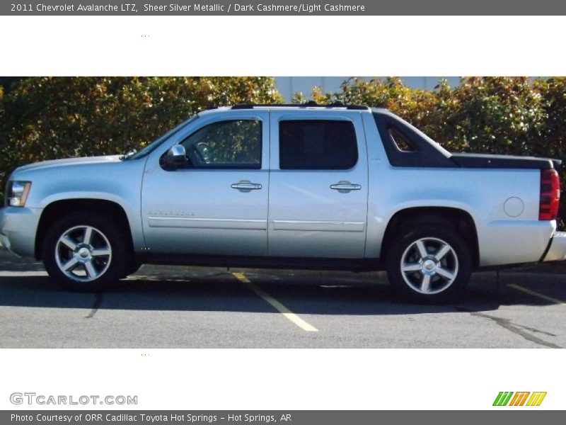 Sheer Silver Metallic / Dark Cashmere/Light Cashmere 2011 Chevrolet Avalanche LTZ