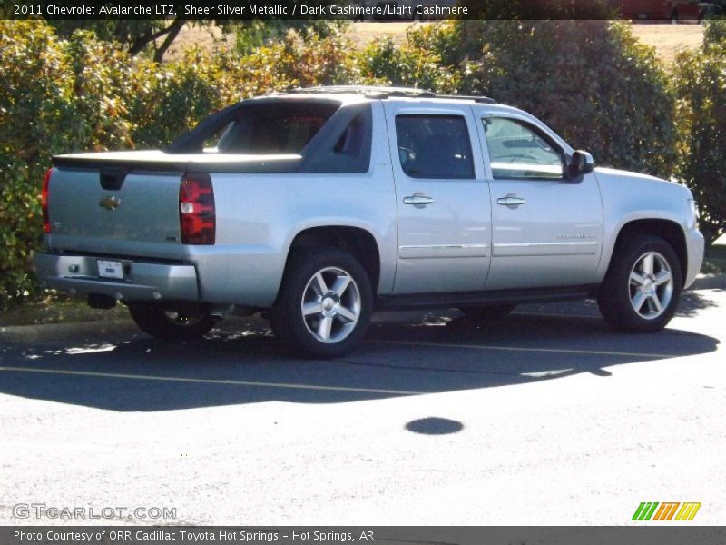 Sheer Silver Metallic / Dark Cashmere/Light Cashmere 2011 Chevrolet Avalanche LTZ