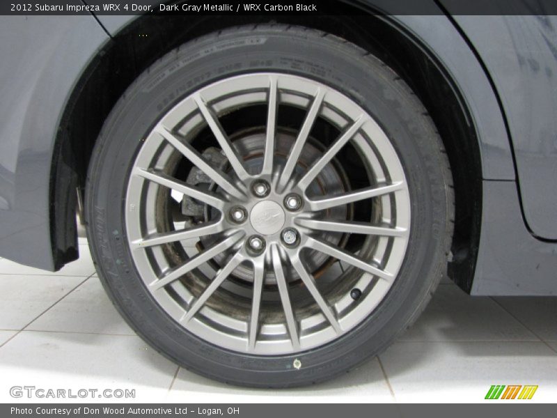 Dark Gray Metallic / WRX Carbon Black 2012 Subaru Impreza WRX 4 Door