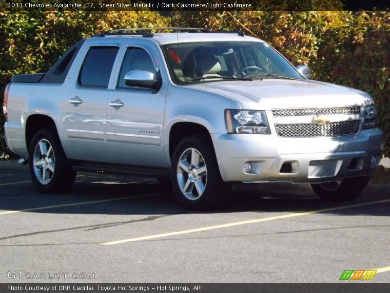 Sheer Silver Metallic / Dark Cashmere/Light Cashmere 2011 Chevrolet Avalanche LTZ
