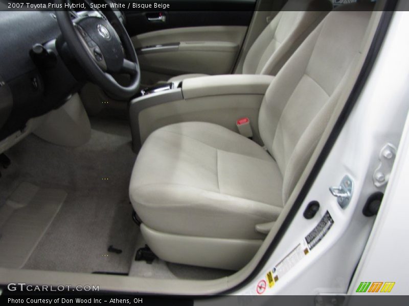Super White / Bisque Beige 2007 Toyota Prius Hybrid