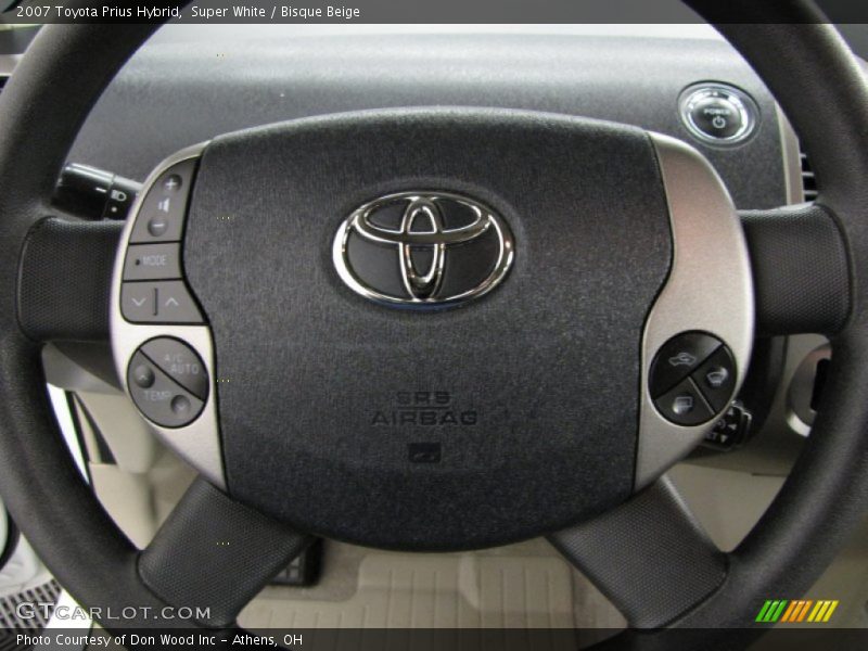 Super White / Bisque Beige 2007 Toyota Prius Hybrid