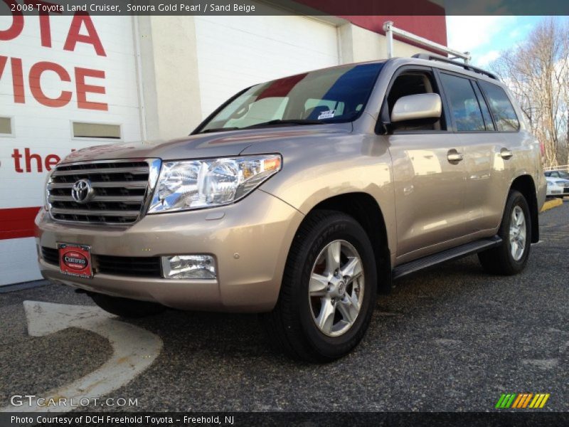 Sonora Gold Pearl / Sand Beige 2008 Toyota Land Cruiser