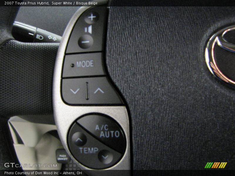 Super White / Bisque Beige 2007 Toyota Prius Hybrid