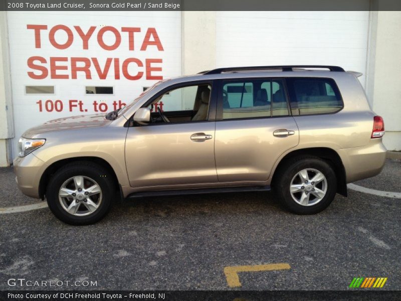 Sonora Gold Pearl / Sand Beige 2008 Toyota Land Cruiser