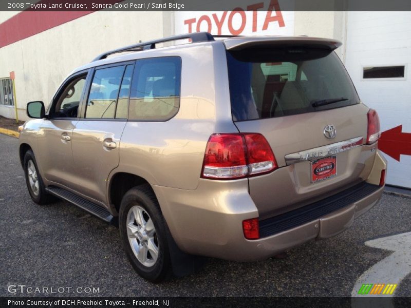 Sonora Gold Pearl / Sand Beige 2008 Toyota Land Cruiser