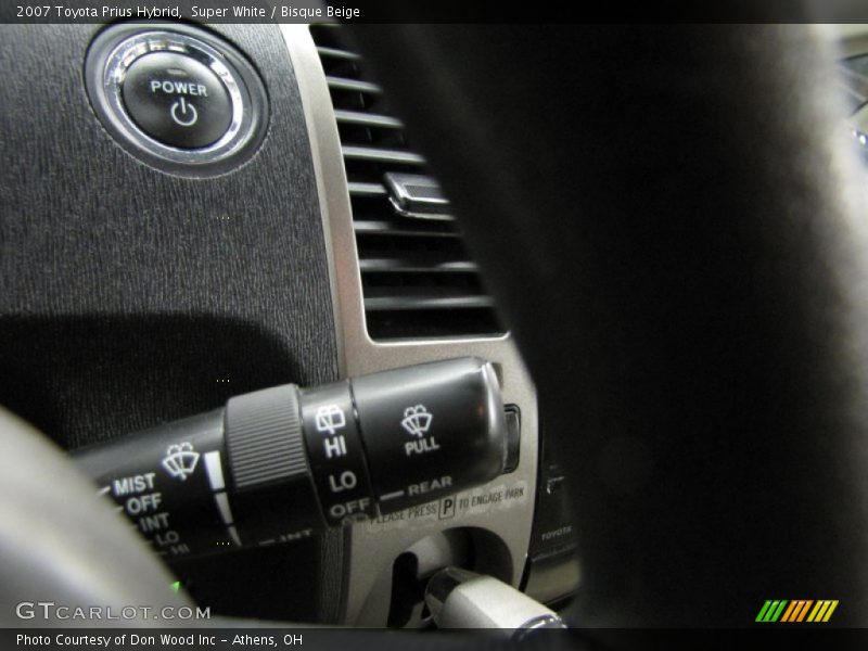 Super White / Bisque Beige 2007 Toyota Prius Hybrid