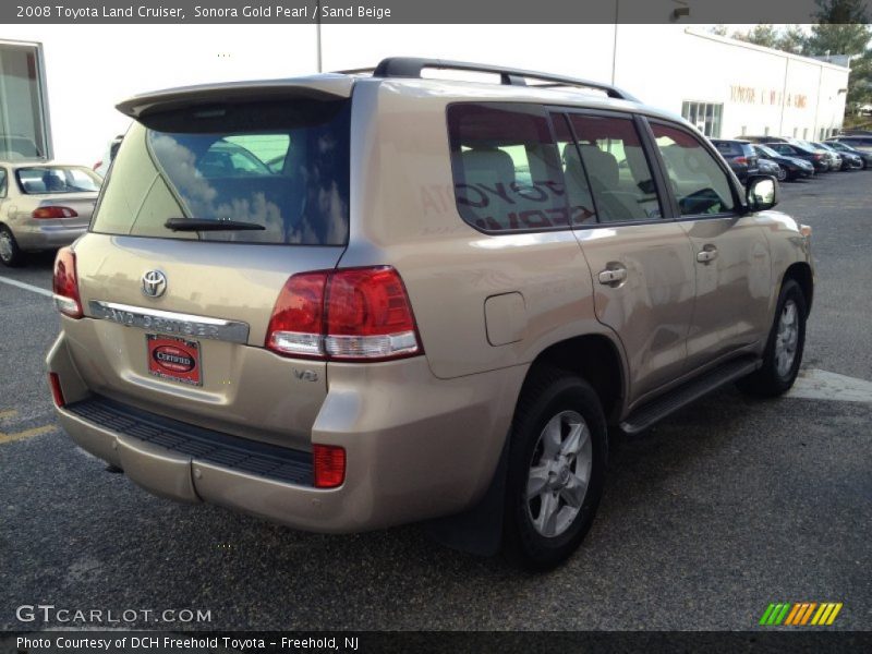 Sonora Gold Pearl / Sand Beige 2008 Toyota Land Cruiser