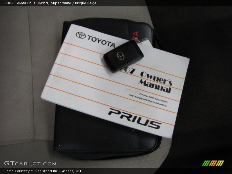 Super White / Bisque Beige 2007 Toyota Prius Hybrid