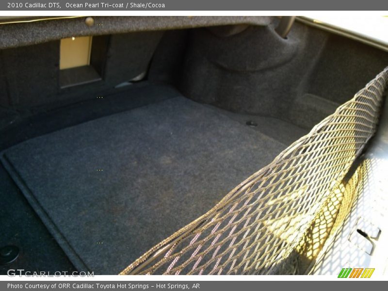 Ocean Pearl Tri-coat / Shale/Cocoa 2010 Cadillac DTS