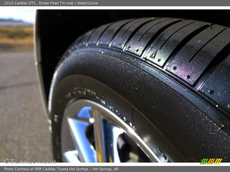 Ocean Pearl Tri-coat / Shale/Cocoa 2010 Cadillac DTS