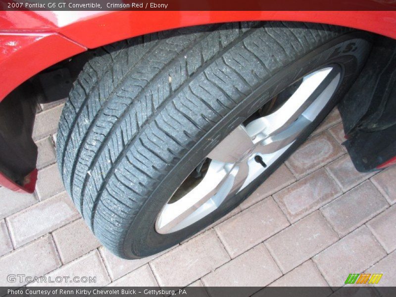 Crimson Red / Ebony 2007 Pontiac G6 GT Convertible