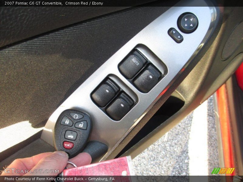 Crimson Red / Ebony 2007 Pontiac G6 GT Convertible