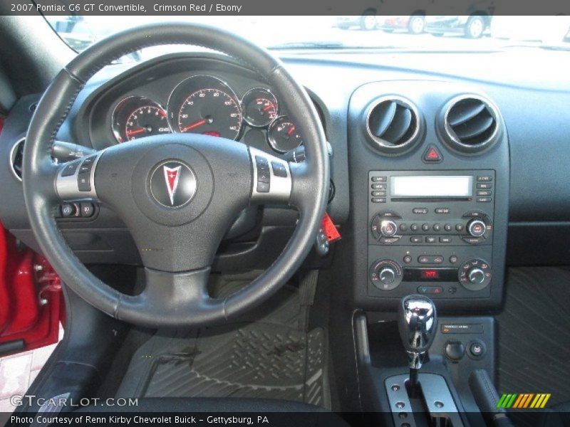 Dashboard of 2007 G6 GT Convertible