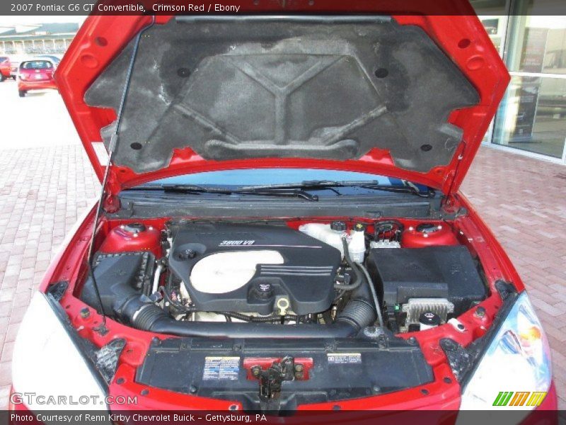 Crimson Red / Ebony 2007 Pontiac G6 GT Convertible