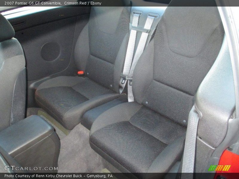 Crimson Red / Ebony 2007 Pontiac G6 GT Convertible