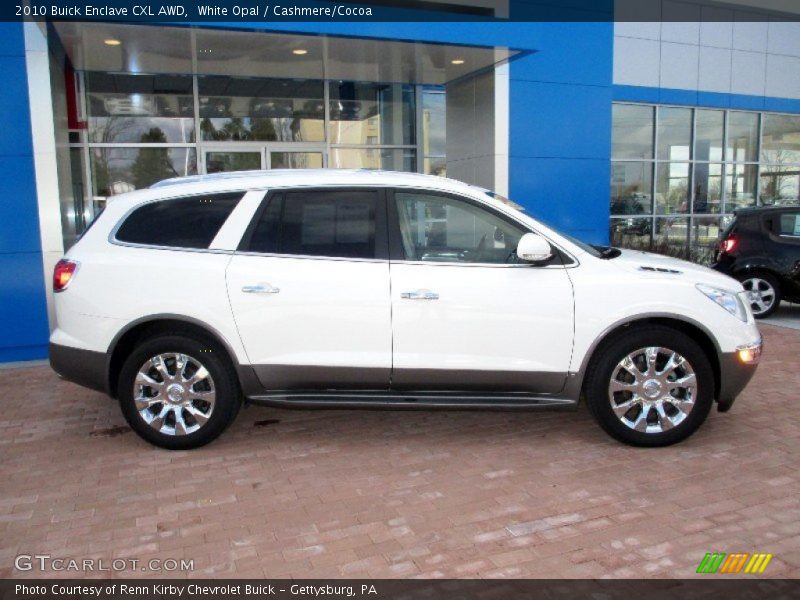 White Opal / Cashmere/Cocoa 2010 Buick Enclave CXL AWD