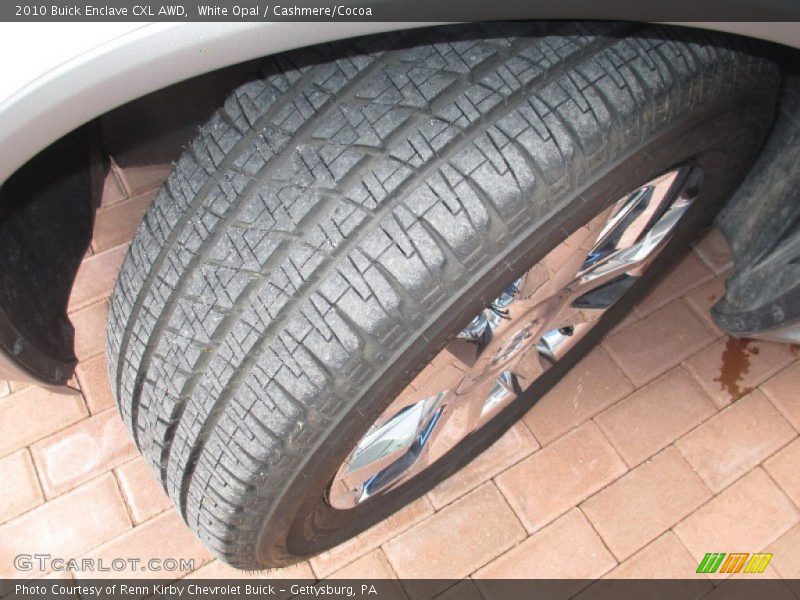White Opal / Cashmere/Cocoa 2010 Buick Enclave CXL AWD