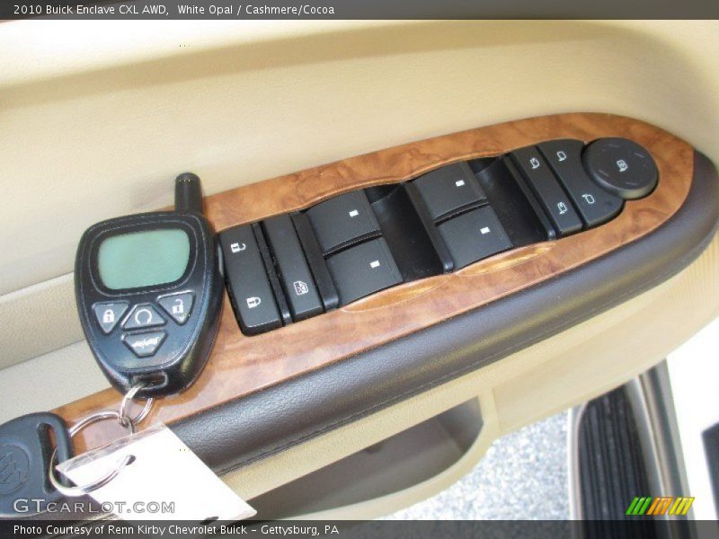 White Opal / Cashmere/Cocoa 2010 Buick Enclave CXL AWD
