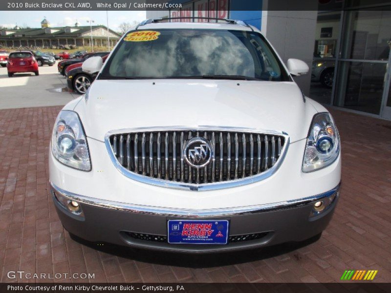 White Opal / Cashmere/Cocoa 2010 Buick Enclave CXL AWD