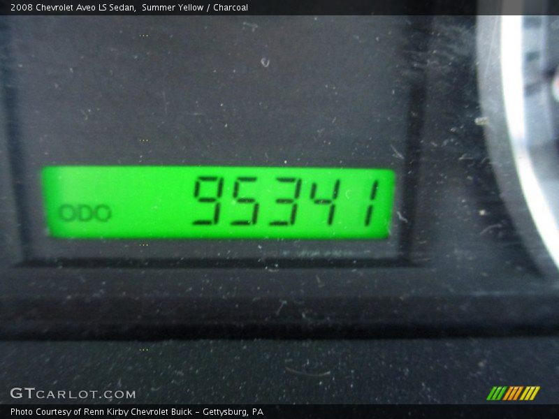 Summer Yellow / Charcoal 2008 Chevrolet Aveo LS Sedan