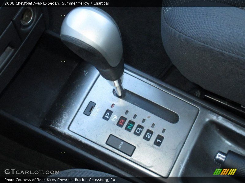 Summer Yellow / Charcoal 2008 Chevrolet Aveo LS Sedan