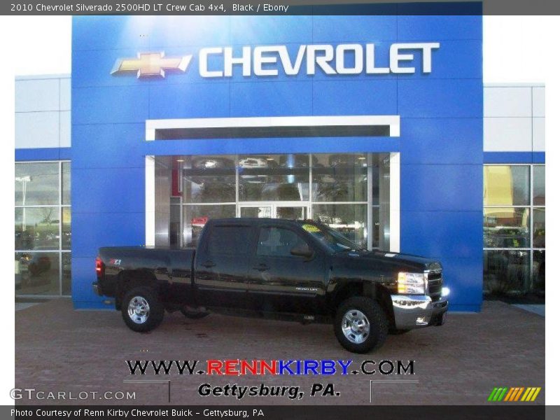Black / Ebony 2010 Chevrolet Silverado 2500HD LT Crew Cab 4x4