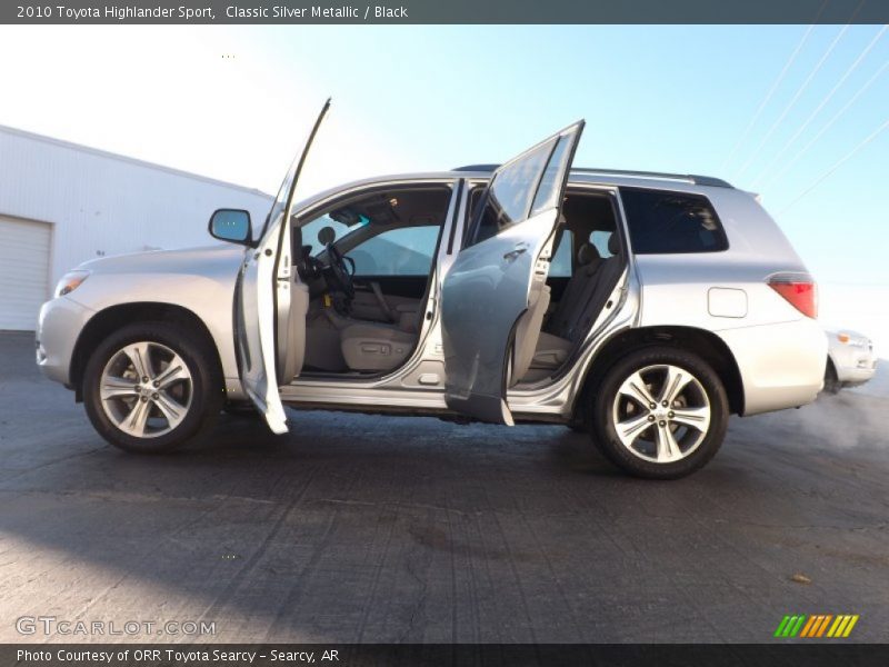 Classic Silver Metallic / Black 2010 Toyota Highlander Sport