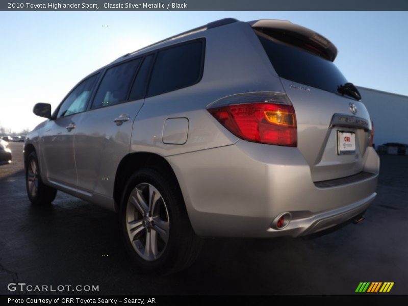 Classic Silver Metallic / Black 2010 Toyota Highlander Sport