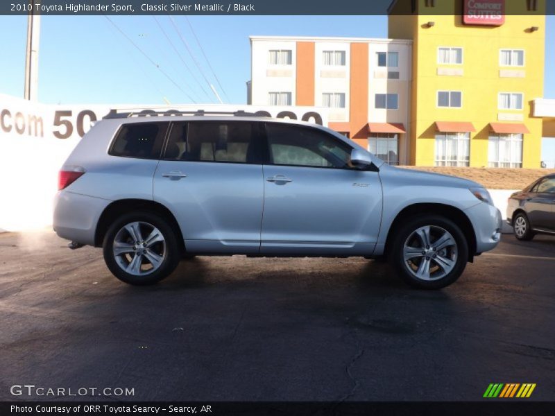 Classic Silver Metallic / Black 2010 Toyota Highlander Sport