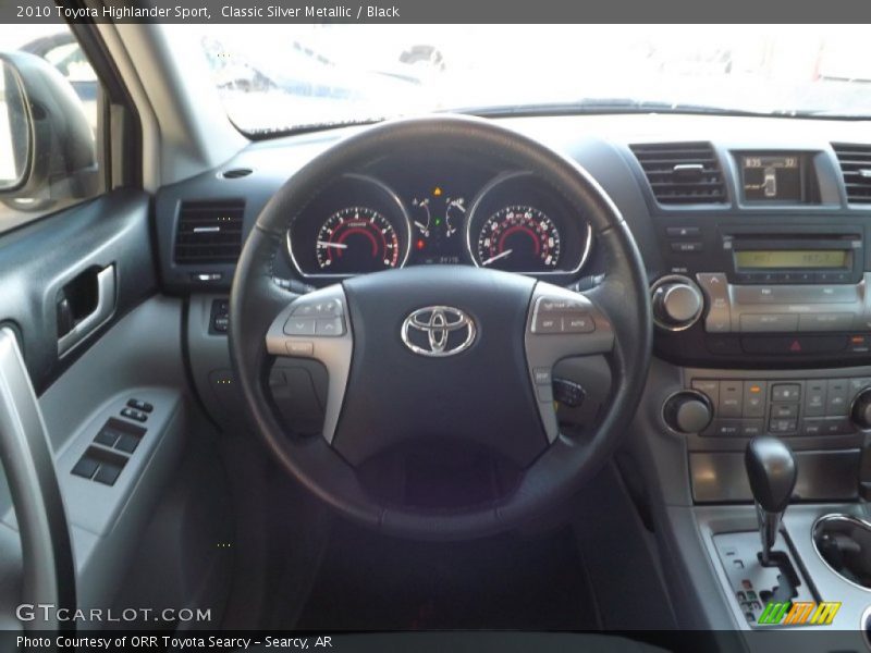 Classic Silver Metallic / Black 2010 Toyota Highlander Sport