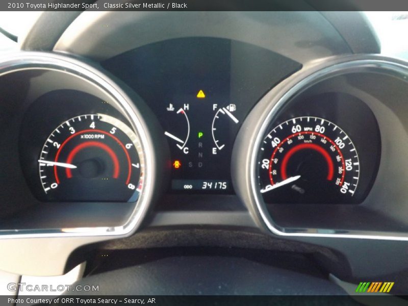  2010 Highlander Sport Sport Gauges