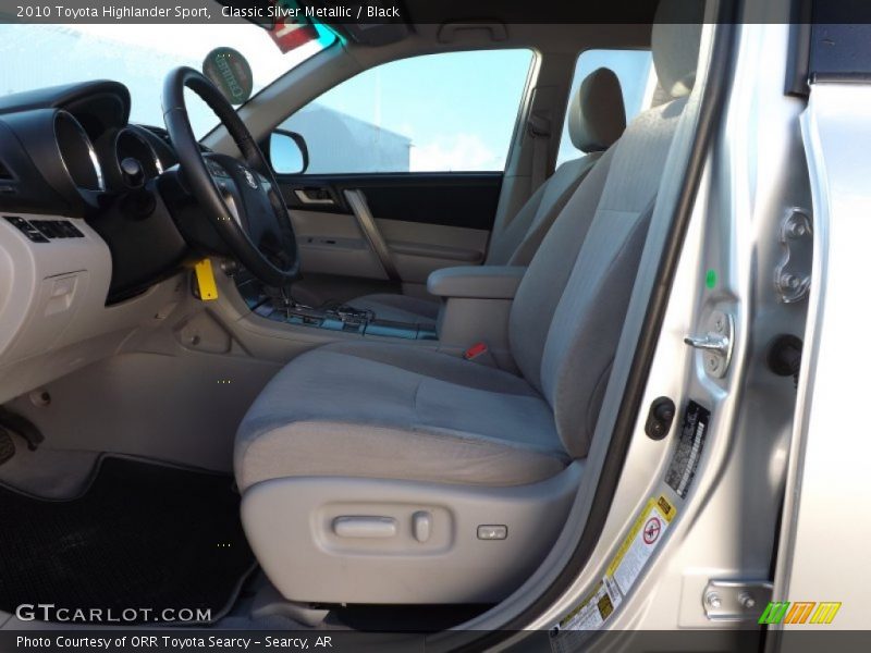 Classic Silver Metallic / Black 2010 Toyota Highlander Sport